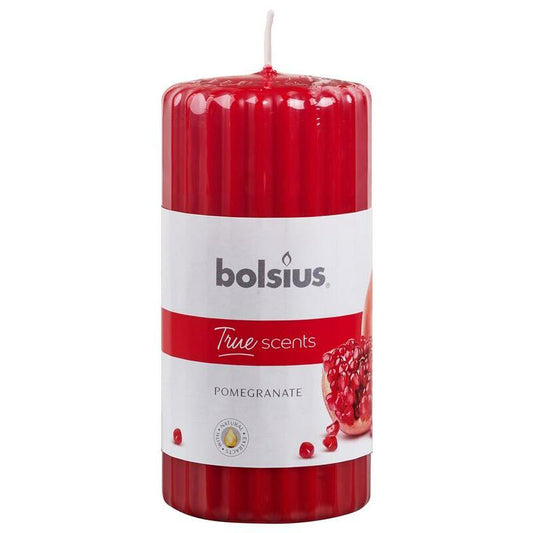 Bolsius Stompkaars geur 120/58 true scents pomegranate 1st