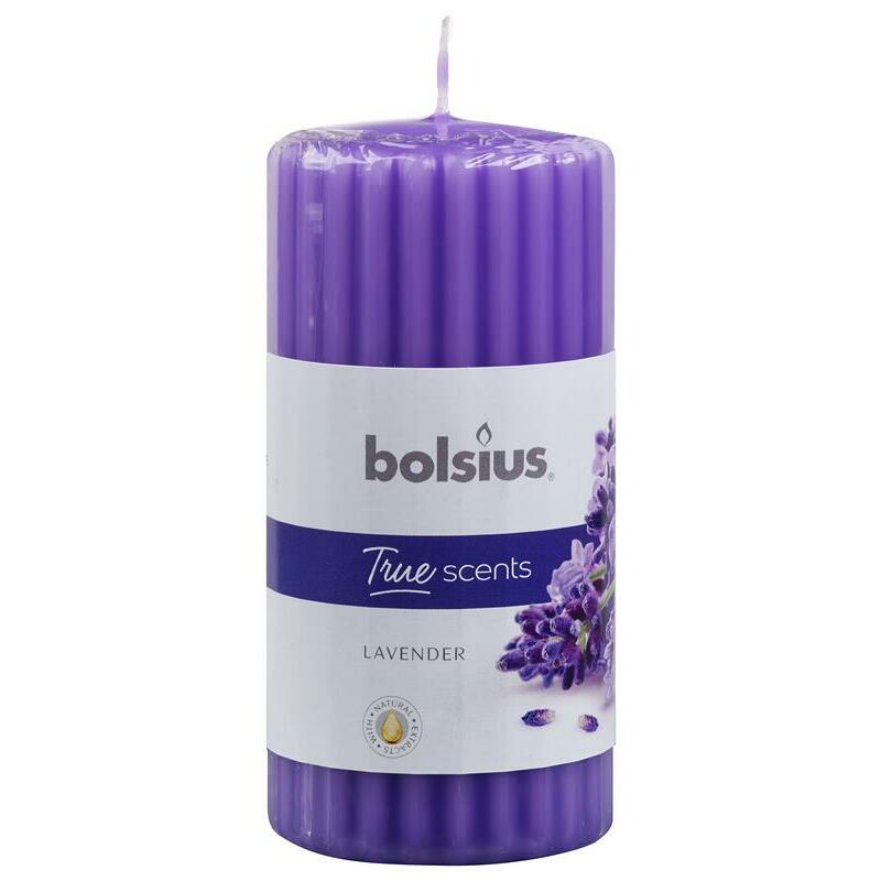 Bolsius Stompkaars geur 120/58 true scents lavendel 1st