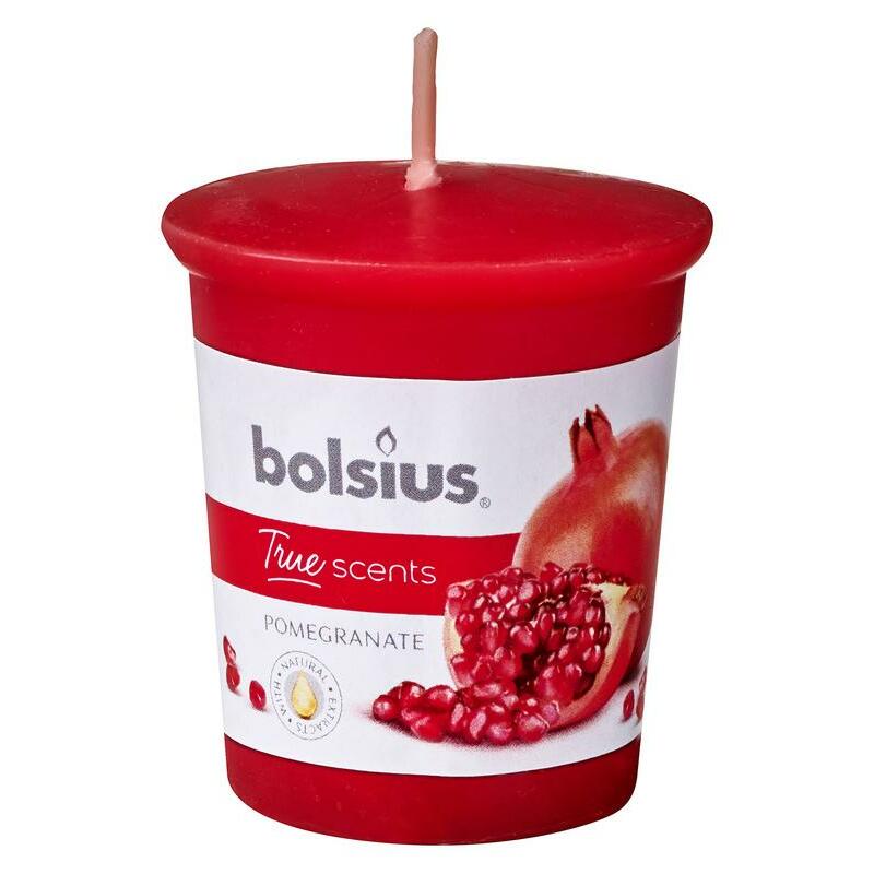 Bolsius Votive 53/45 rond true scents pomegranate 1st