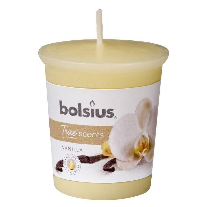 Bolsius Votive 53/45 rond true scents vanilla 1st