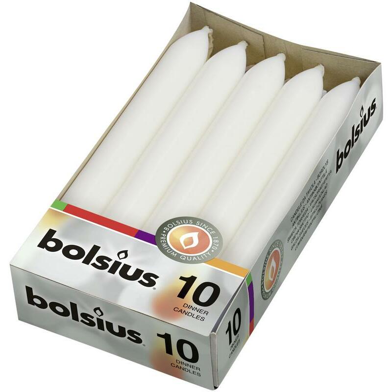 Bolsius Dinerkaars 170/20 wit 10st