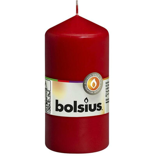 Bolsius Stompkaars 120/60 rood 1st