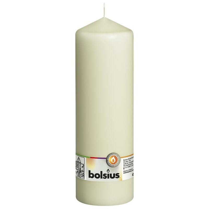 Bolsius Stompkaars 250/78 ivoor 1st