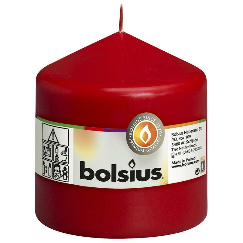 Bolsius Stompkaars 100/98 rood 1st