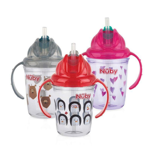 Nuby Antilekbeker 240 ml 12 maanden + 1st