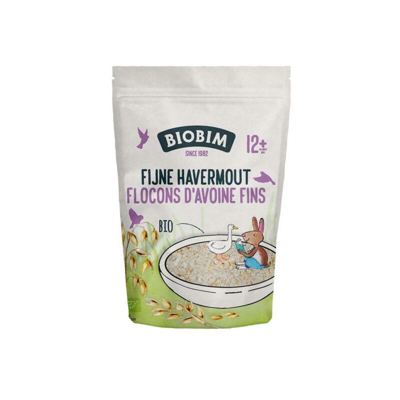 Biobim Fijne havermout pap 12+ maanden bio 250g