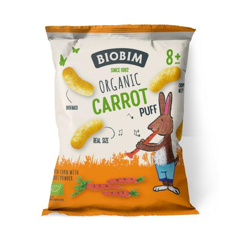 Biobim Carrot puff 8+ maanden bio 20g