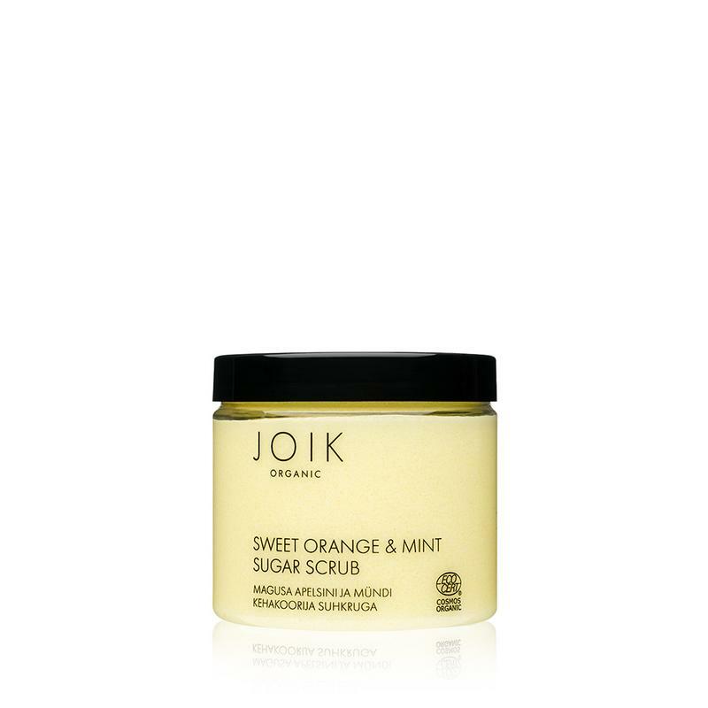 Joik Sweet orange & mint sugar scrub vegan 210g