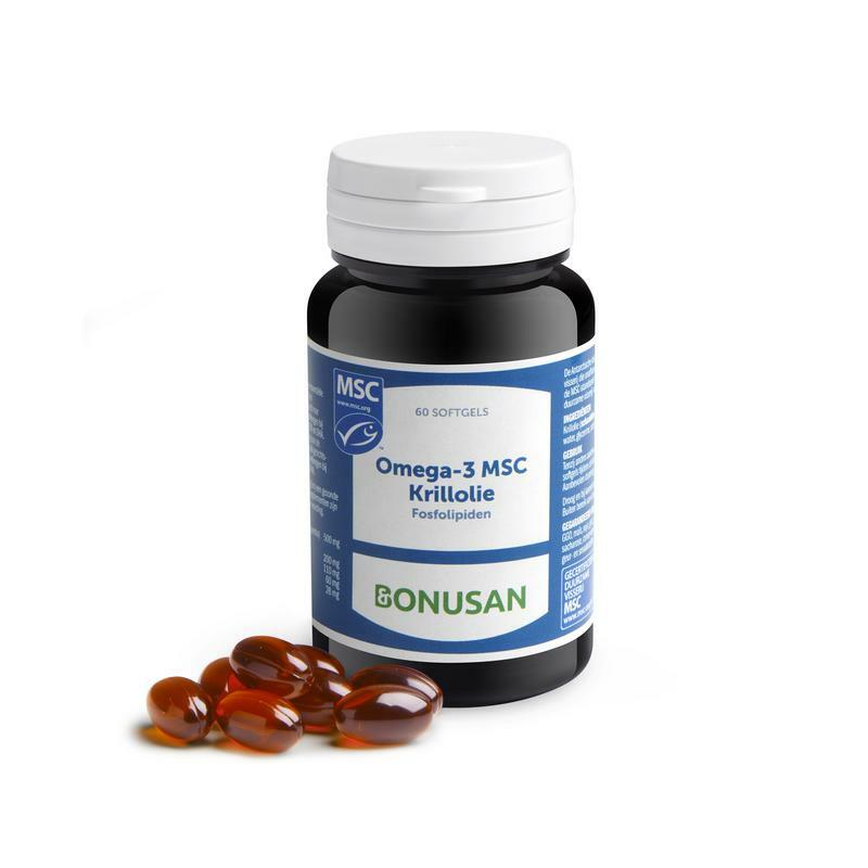 Bonusan Omega 3 MSC krillolie 60sft