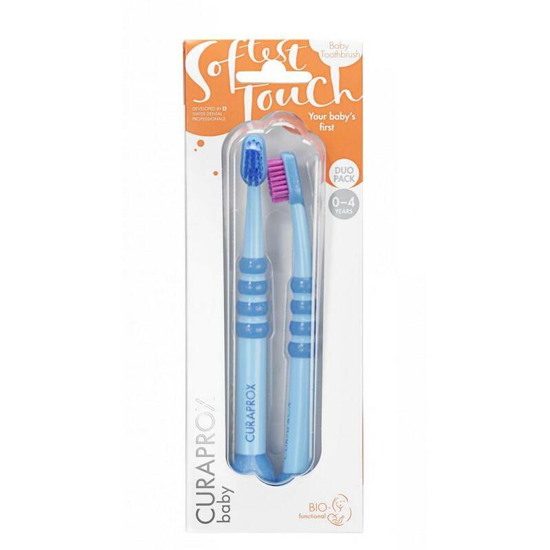 Curaprox Baby tandenborstel blauw 2st