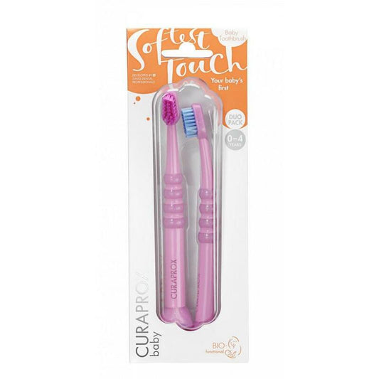 Curaprox Baby tandenborstel roze 2st