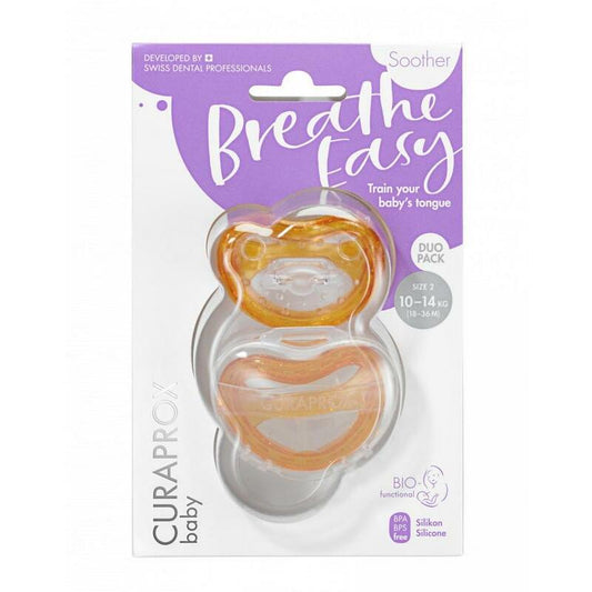 Curaprox Fopspeen oranje maat 2 2st