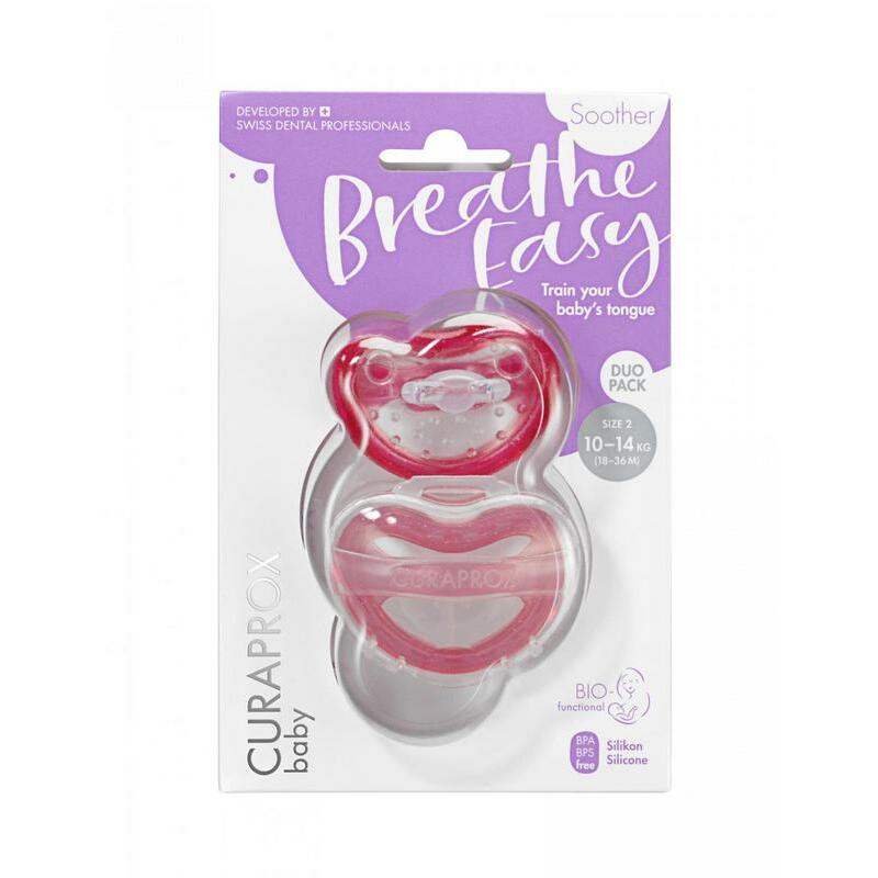 Curaprox Fopspeen roze maat 2 2st