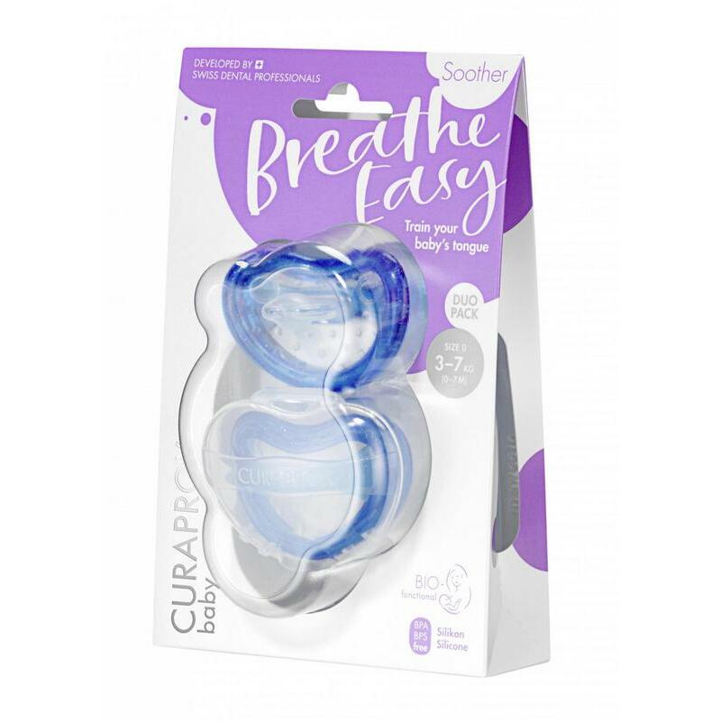 Curaprox Fopspeen blauw maat 0 2st