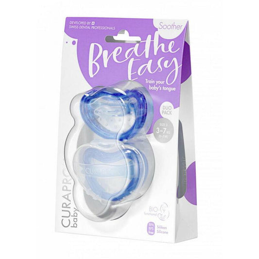 Curaprox Fopspeen blauw maat 0 2st