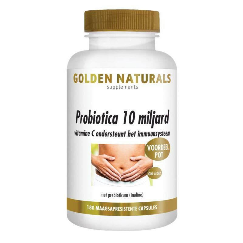 Golden Naturals Probiotica 10 miljard 180vc