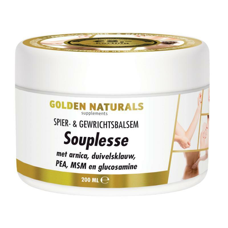 Golden Naturals Souplesse spier & gewrichtsbalsem 200ml