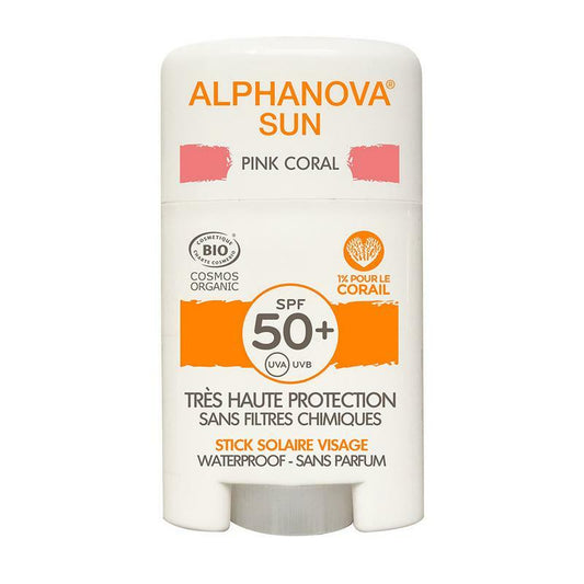 Alphanova Sun Sun stick SPF50+ face pink 12g
