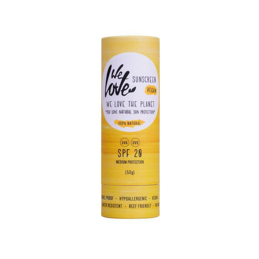 We Love The planet sunscreen stick SPF 20 vegan 50g