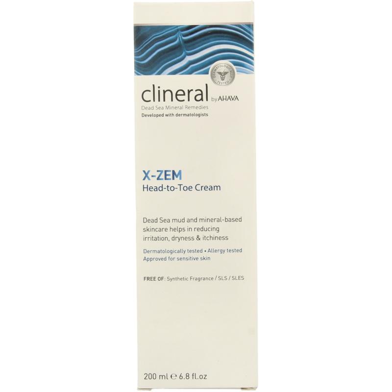 Ahava Clineral x-zem head-to-toe cream 200ml