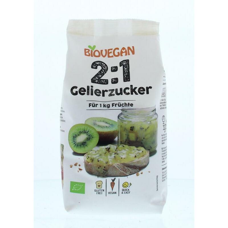 Biovegan Geleersuiker 1:2 glutenvrij bio 500g