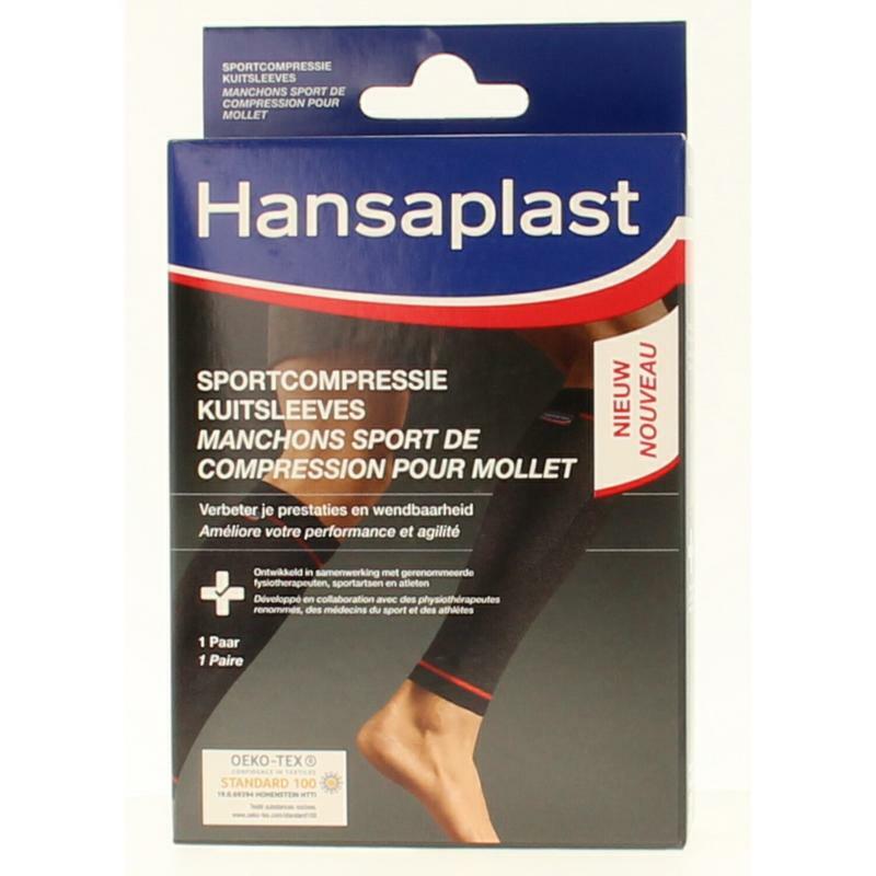 Hansaplast Sportcompressie kuitsleeves 1paar