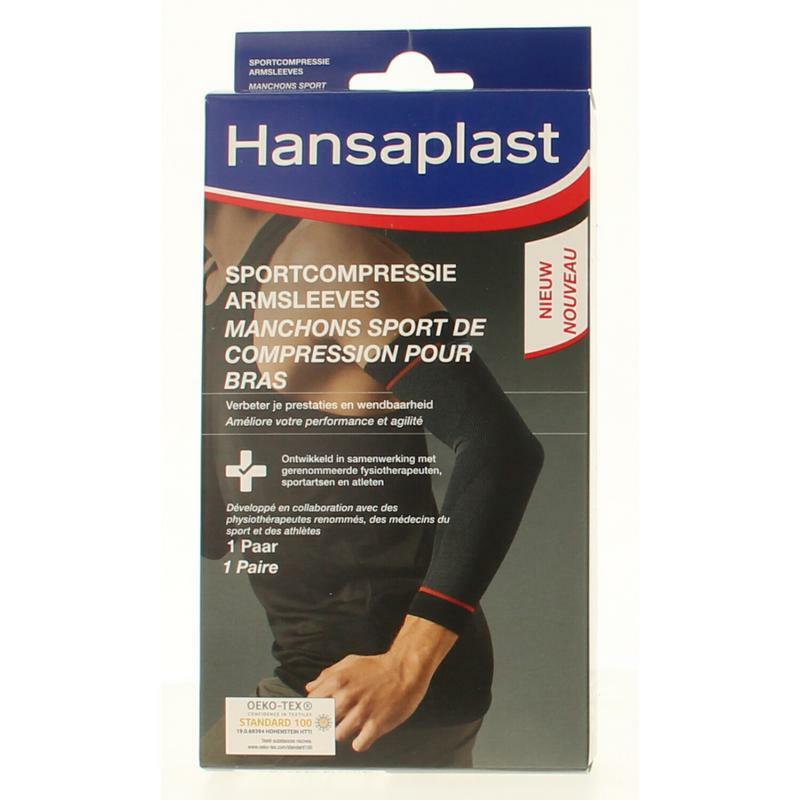 Hansaplast Sportcompressie armsleeves 1paar