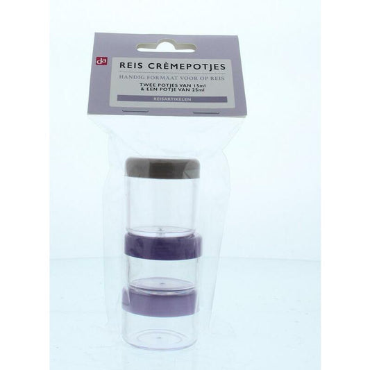 DA Reis Creme Potjes 3st