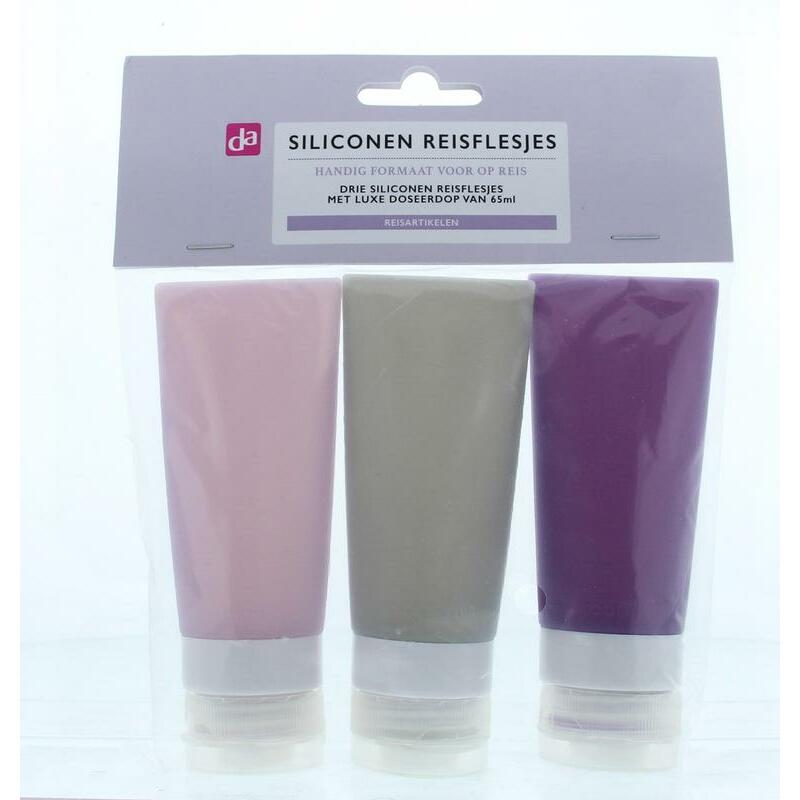 DA Reis Flesjes Kleur Silicone 3st