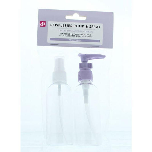 DA Reisflesjes pomp en spray 2st