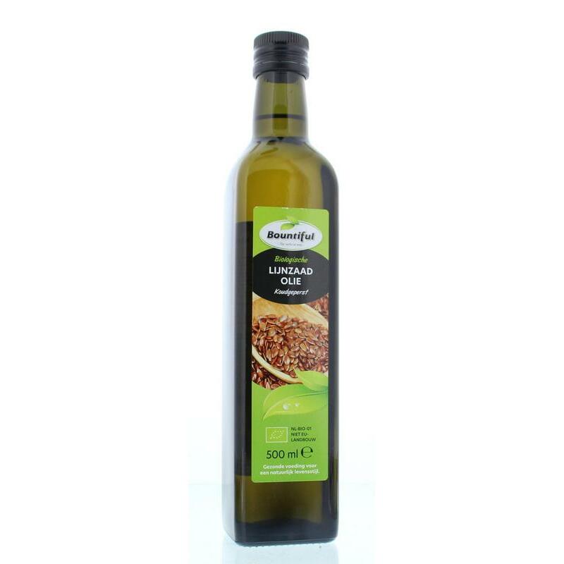 Bountiful Lijnzaadolie bio 500ml