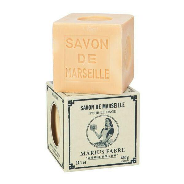 Marius Fabre Savon Marseille zeep in doos blanc 400g