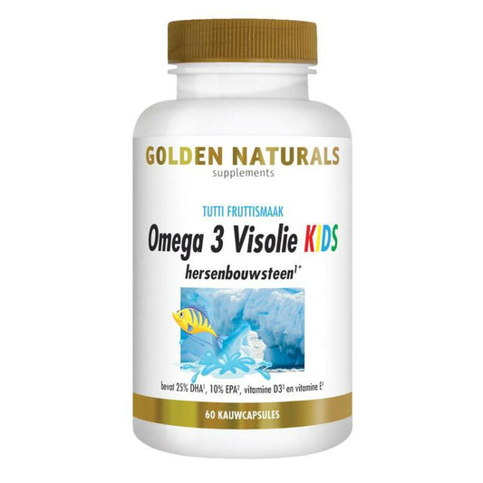 Golden Naturals Omega 3 visolie kids 60ca