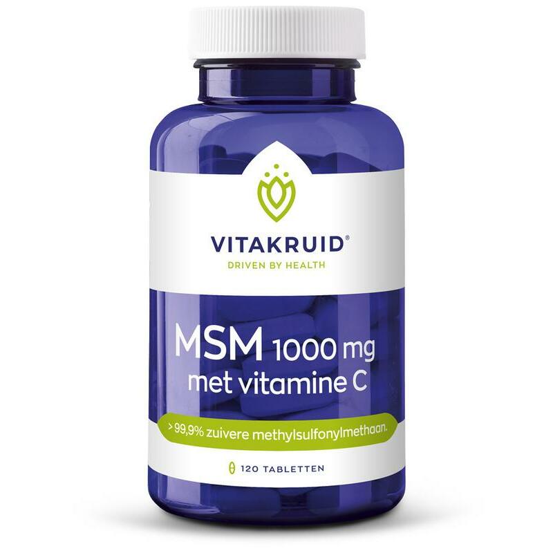 Vitakruid MSM 1000 mg + vitamine C 120tb
