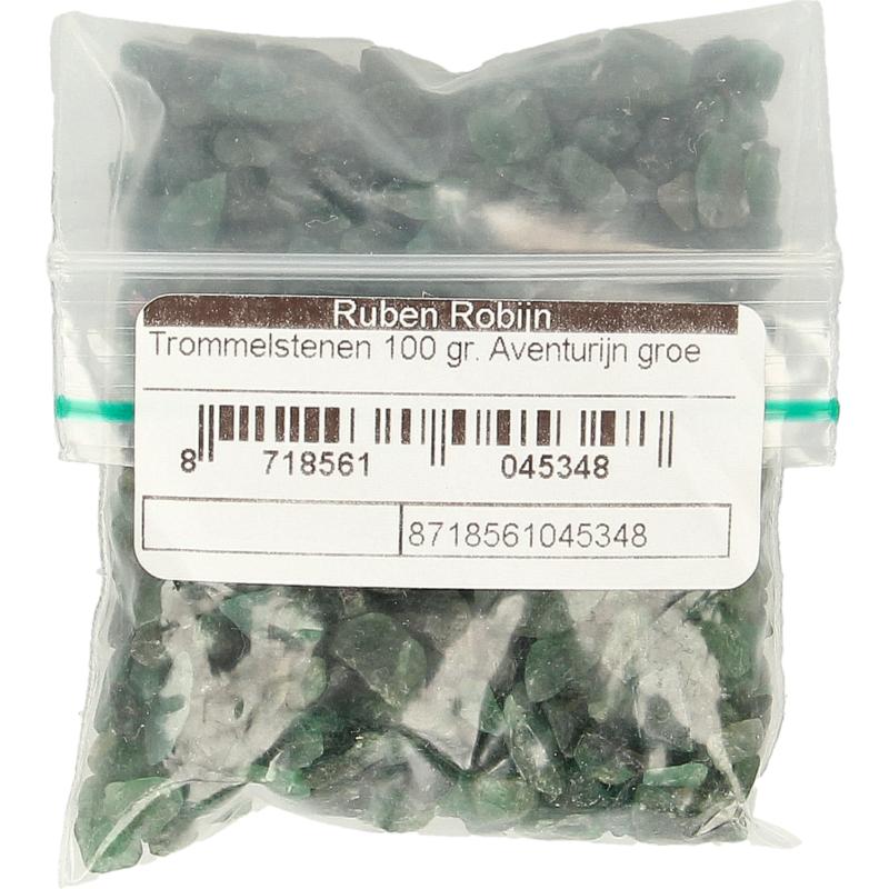 Ruben Robijn Trommelstenen aventurijn groen maat 1 100g