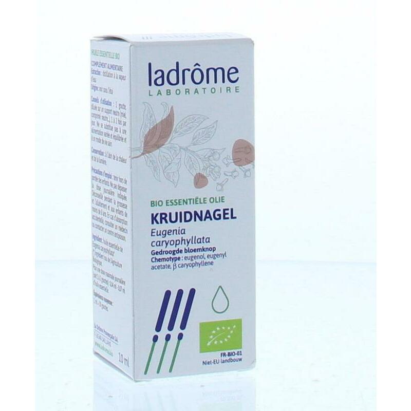 Ladrome Kruidnagel olie bio 10ml