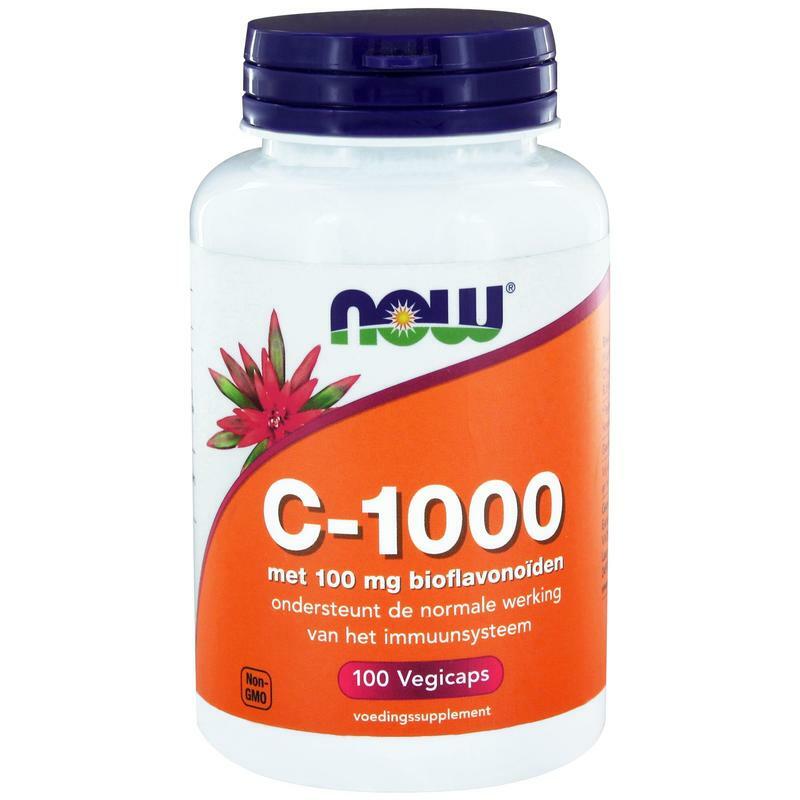 NOW Vitamine C 1000 mg bioflavonoiden 100vc
