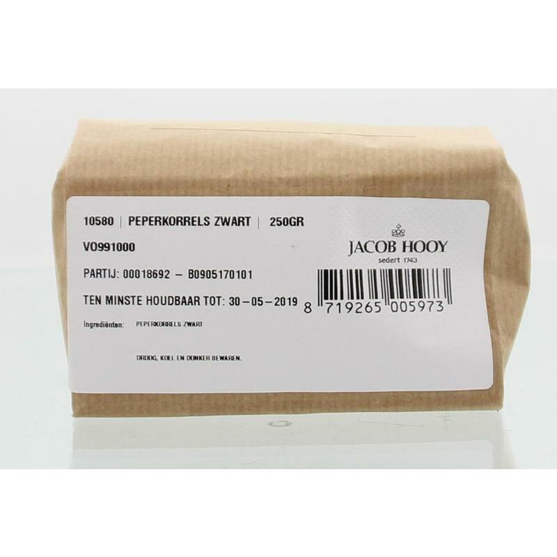 Jacob Hooy Peperkorrels zwart 250g