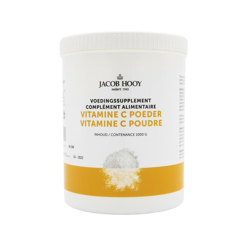 Jacob Hooy Vitamine C Ascorbinezuur pot 1000g