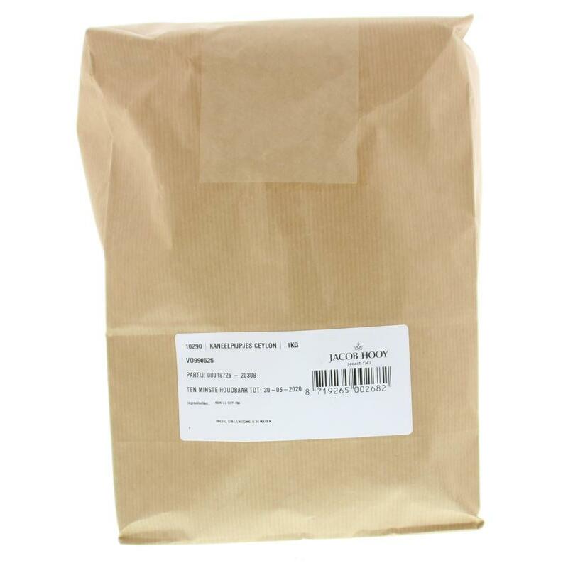 Jacob Hooy Kaneel pijpjes Ceylon 1000g