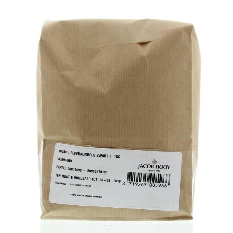 Jacob Hooy Peperkorrels zwart 1000g