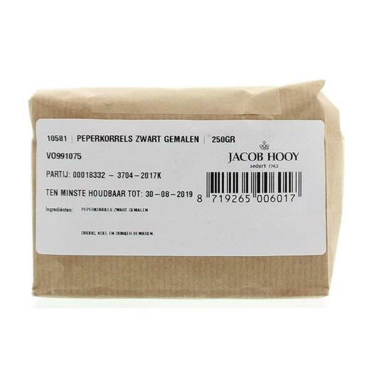 Jacob Hooy Peper zwart gemalen 250g