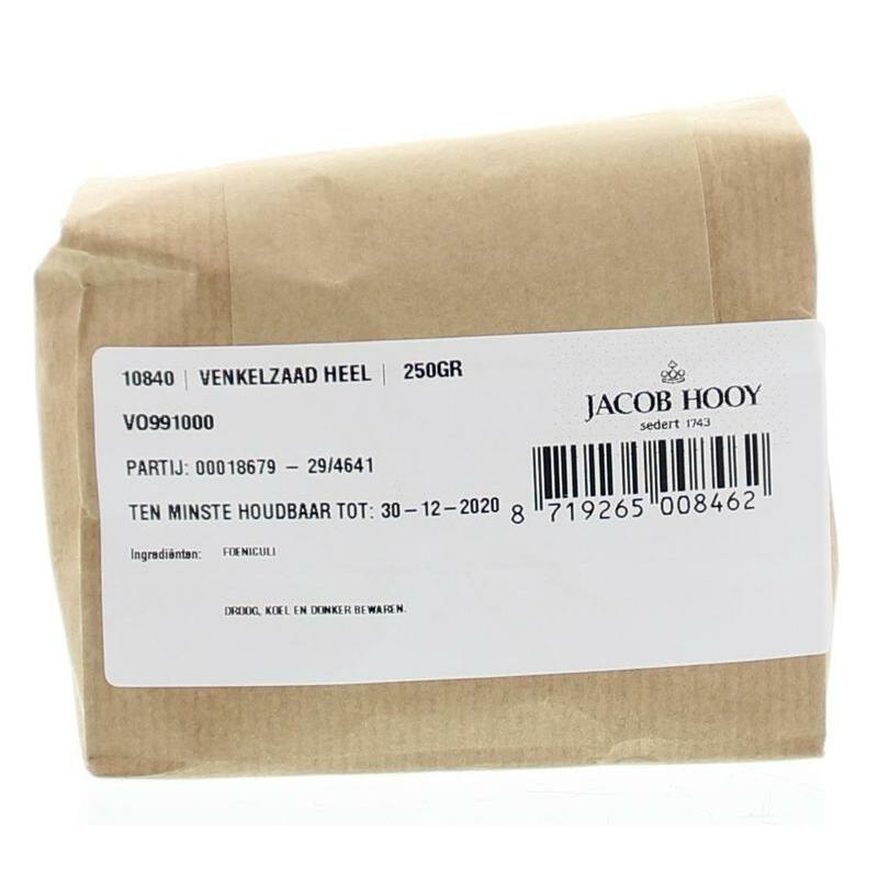 Jacob Hooy Venkelzaad heel 250g