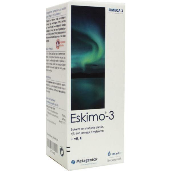 Metagenics Eskimo 3 vloeibaar limoen 105ml