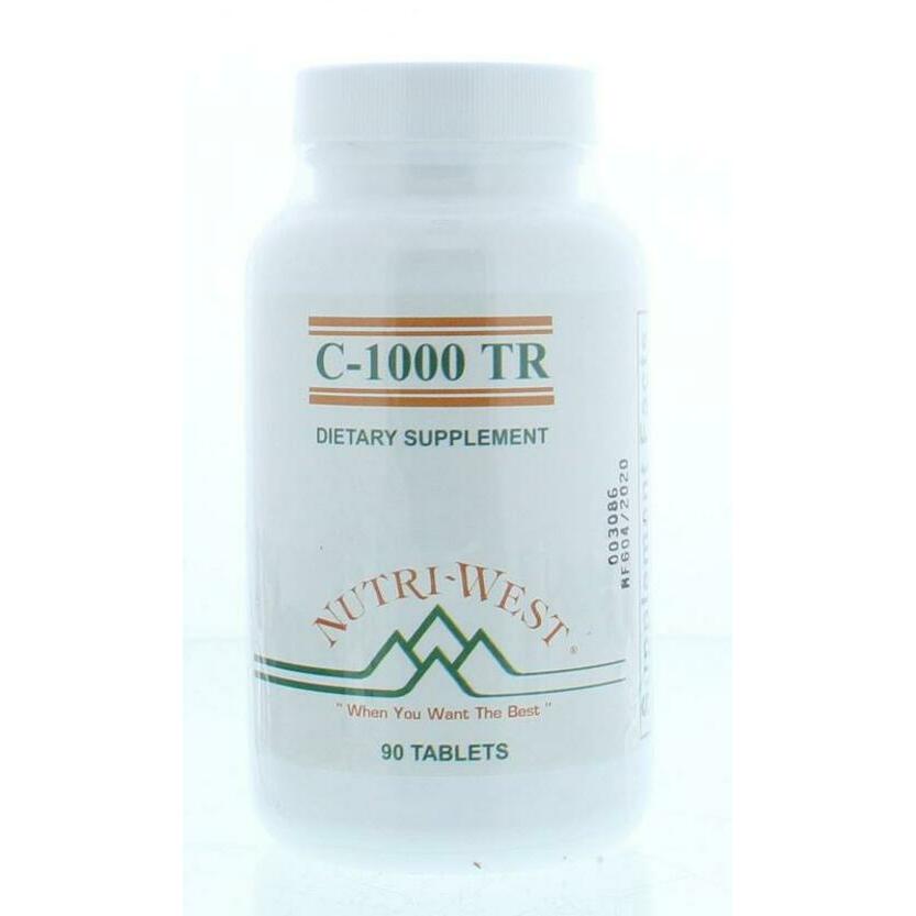 Nutri West Vitamine C 1000 mg time released 90tb