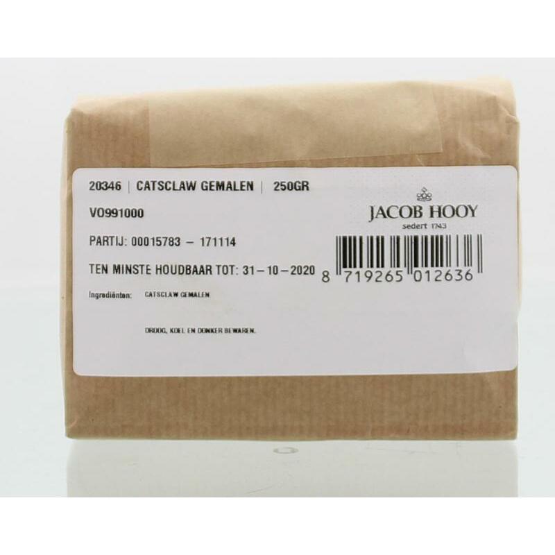 Jacob Hooy Cats claw gemalen 250g
