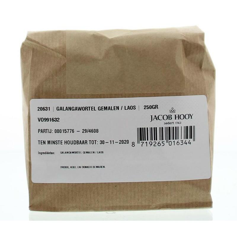 Jacob Hooy Galangawortel gemalen / laos 250g