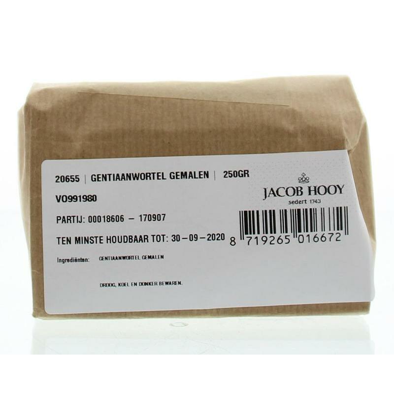 Jacob Hooy Gentiaanwortel gemalen 250g
