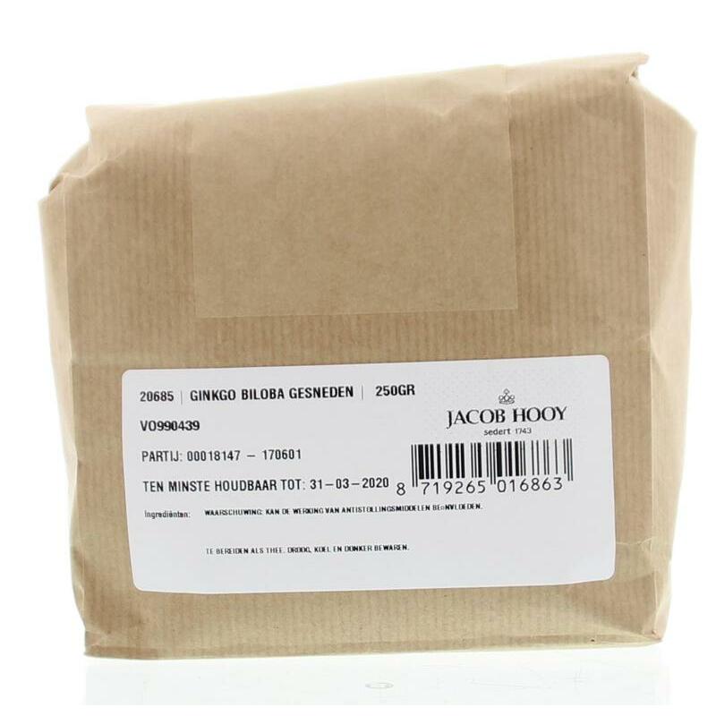 Jacob Hooy Ginkgo biloba gesneden 250g