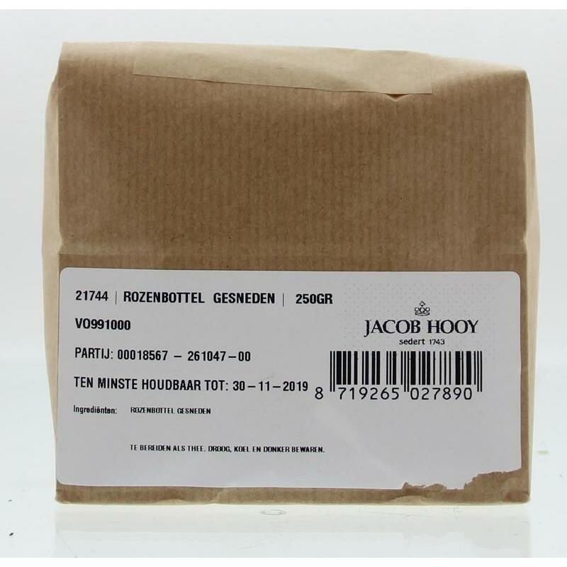 Jacob Hooy Rozenbottels zonder zaad gesneden 250g